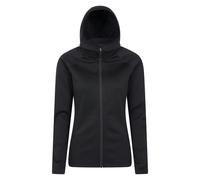 Mountain Warehouse Women's Dynamic Chakra IsoCool Full Zip Hoodie - Black - Black - 12 UK - 60% Polyester/40% Elastane