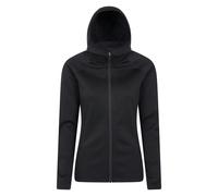 Mountain Warehouse Women's Dynamic Chakra IsoCool Full Zip Hoodie - Black - Black - 14 UK - 60% Polyester/40% Elastane