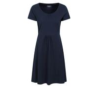 Mountain Warehouse Womens Essentials Lora Plain Skater Dress - Dark Blue - Dark Blue - 6 UK - 100% Raffia