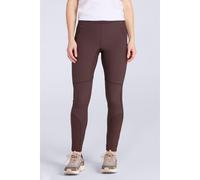 Mountain Warehouse Womens Etna Water Resistant Leggings - Light Brown - 12 UK - Light Brown - 90% Polyamide/10% Elastane