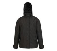 Mountain Warehouse Womens Fell 3 in 1 Water Resistant Jacket - Black - 14 UK - Black - 100% Polyester
