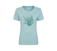 Mountain Warehouse Womens Fern Shell Organic T-Shirt - Mint - 20 UK - Mint - 100% Organic Cotton