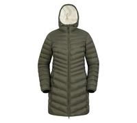 Mountain Warehouse Women's Florence Faux Fur Lined Padded Jacket - Khaki Green - 12 UK - Khaki Green - 100% Nylon