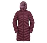 Mountain Warehouse Women's Florence Long Padded Jacket - Burgundy - 14 UK - Burgundy - 70% Polyamide/30% Polyester