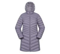 Mountain Warehouse Womens Florence Long Padded Jacket - Dusky Purple - 6 UK - Dusky Purple - 100% Nylon
