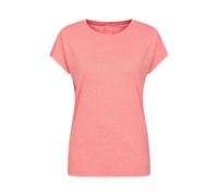 Mountain Warehouse Womens Flow Loose Active Top - Coral - 4 UK - Coral - 66% Recycled Polyester/29% Polyester/5% Elastane