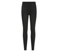 Mountain Warehouse Womens Fluffy Fleece Lined Thermal Leggings - Black - L - Black - 57% Polyester/39% Rayon/4% Viscose