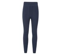 Mountain Warehouse Womens Fluffy Fleece Lined Thermal Leggings - Navy - L - Navy