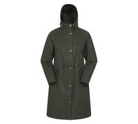 Mountain Warehouse Womens Forest Waterproof Jacket - Khaki Green - 14 UK - Khaki Green - 100% Mixed