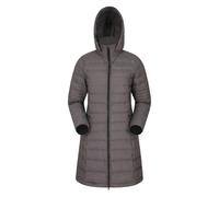 Mountain Warehouse Womens Furnace Down Long Length Padded Jacket - Dark Grey - 10 UK - Dark Grey