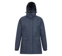 Mountain Warehouse Womens Glacial II Extreme 3 in 1 Long Jacket - Navy - Navy - 8 UK - 100% Polyester