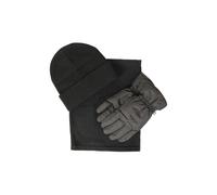 Mountain Warehouse Womens Hat Gloves And Scarf Set - Black - M - Black - 100% Polyester