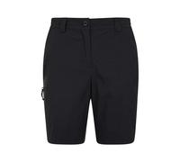 Mountain Warehouse Womens Hiker Stretch Shorts - Black - 16 UK R - Black - 95% Polyamide/5% Elastane