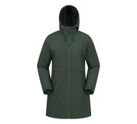Mountain Warehouse Women's Hilltop II Waterproof Jacket - Dark Khaki - 6 UK - Dark Khaki - 100% Polyester