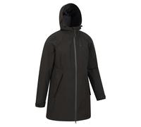 Mountain Warehouse Women's Hilltop II Waterproof Jacket - Jet Black - Jet Black - 10 UK - 100% Polyester