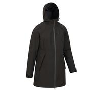 Mountain Warehouse Women's Hilltop II Waterproof Jacket - Jet Black - Jet Black - 12 UK