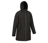 Mountain Warehouse Women's Hilltop II Waterproof Jacket - Jet Black - Jet Black - 20 UK - 100% Polyester