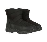 Mountain Warehouse Womens Icey Fleece Lined Ankle Snow Boots - Black - 7 UK - Black - 100% Mixed