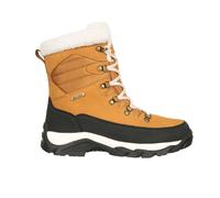 Mountain Warehouse Womens Innsbruck Leather Waterproof Snow Boots - Brown - 6 UK - Brown - 50% Leather/25% Synthetic/25% Textile