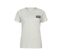 Mountain Warehouse Womens Inverness Relaxed Fit Short-Sleeved T-Shirt - Beige - 18 UK - Beige - 100% Organic Cotton