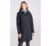 Mountain Warehouse Womens Ioana Longline Soft Shell Jacket - Black - 4 UK - Black