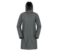 Mountain Warehouse Women's Ioana Longline Soft Shell Jacket - Green - 14 UK - Green - 100% Polyester