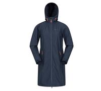 Mountain Warehouse Women's Ioana Longline Soft Shell Jacket - Navy - 4 UK - Navy