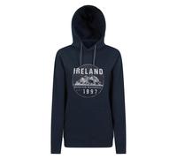 Mountain Warehouse Women's Ireland Circle Overhead Hoodie - Navy - Navy - XL - 60% Cotton/40% Polyester