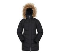 Mountain Warehouse Womens Isla II Long Down Jacket - Jet Black - 12 UK - Jet Black