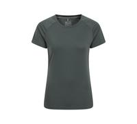 Mountain Warehouse Womens IsoCool Technical T-Shirt Breathable Sports Gym Tee Khaki - Size 20 UK