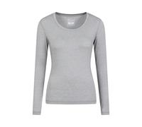 Mountain Warehouse Women's Keep The Heat Thermal Top - Grey - 6 UK - Grey - 41% Acrylic/32% Polyester/19% Viscose/8% Elastane