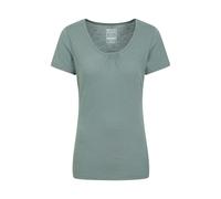 Mountain Warehouse Womens/Ladies Agra Quick Dry T-Shirt - Khaki Green - Khaki Green - 6 UK - 100% Polyester