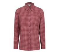 Mountain Warehouse Womens/Ladies Balsam Brushed Flannel Longline Shirt - Rust - 14 UK - Rust - 100% Cotton