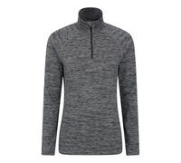 Mountain Warehouse Womens/Ladies Bend & Stretch Half Zip Midlayer - Black - Black - 10 UK - 92% Polyester/8% Elastane