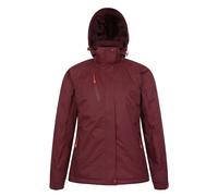 Mountain Warehouse Womens/Ladies Bracken Extreme 3 in 1 Waterproof Jacket - Burgundy - 14 UK - Burgundy - 96% Polyester/4% Elastane