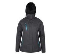 Mountain Warehouse Womens/Ladies Bracken Extreme 3 in 1 Waterproof Jacket - Jet Black - 16 UK - Jet Black - 96% Polyester/4% Elastane