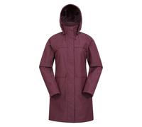 Mountain Warehouse Womens/Ladies Cloudburst Textured Waterproof Jacket - Burgundy - 18 UK - Burgundy
