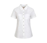 Mountain Warehouse Womens/Ladies Coconut Short-Sleeved Shirt - White - 12 UK - White - 100% Cotton