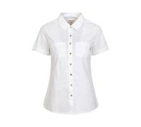 Mountain Warehouse Womens/Ladies Coconut Short-Sleeved Shirt - White - 16 UK - White - 100% Cotton