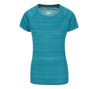Mountain Warehouse Womens/Ladies Endurance Striped T-Shirt - Teal - 20 UK - Teal