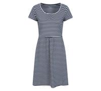 Mountain Warehouse Womens/Ladies Essentials Lora Stripe Skater Dress - Blue - 18 UK - Blue - 100% Cotton