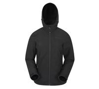 Mountain Warehouse Womens/Ladies Exodus Breathable Soft Shell Jacket - Black - 18 UK - Black - 93% Polyester/7% Elastane