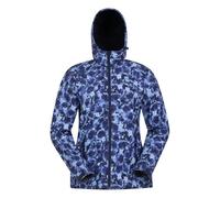 Mountain Warehouse Womens/Ladies Exodus Floral Soft Shell Jacket (Navy/Light Blue) - Size 12 UK