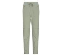 Mountain Warehouse Womens/Ladies Explorer Zip-Off Hiking Trousers - Khaki Green - Khaki Green - 6 UK R - 40% Polyester/40% Polyamide/20% Elastane