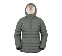 Mountain Warehouse Womens/Ladies Faux Fur Lined Padded Jacket - Khaki Green - Khaki Green - 6 UK
