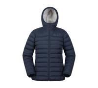 Mountain Warehouse Womens/Ladies Faux Fur Lined Padded Jacket - Navy - Navy - 10 UK