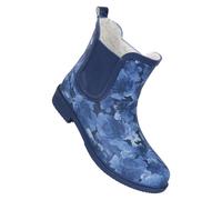 Mountain Warehouse Womens/Ladies Floral Rubber Wellington Boots (Dark Blue) - Size UK 4