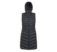 Mountain Warehouse Womens/Ladies Florence Padded Long Gilet - Black - 6 UK - Black