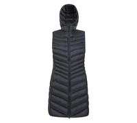 Mountain Warehouse Womens/Ladies Florence Padded Long Gilet - Black - 8 UK - Black
