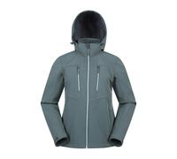 Mountain Warehouse Womens/Ladies Genesis Windproof Soft Shell Jacket - Khaki Green - 12 UK - Khaki Green - 93% Polyester/7% Elastane